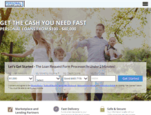 Tablet Screenshot of personalloanplace.com